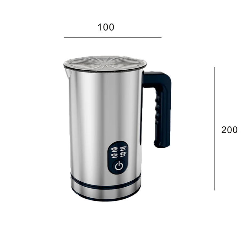 

Automatic 4 in 1 Electric Milk Foam Machine With Stand Cappuccino Foamer Espresso Steamer Milk Frother
