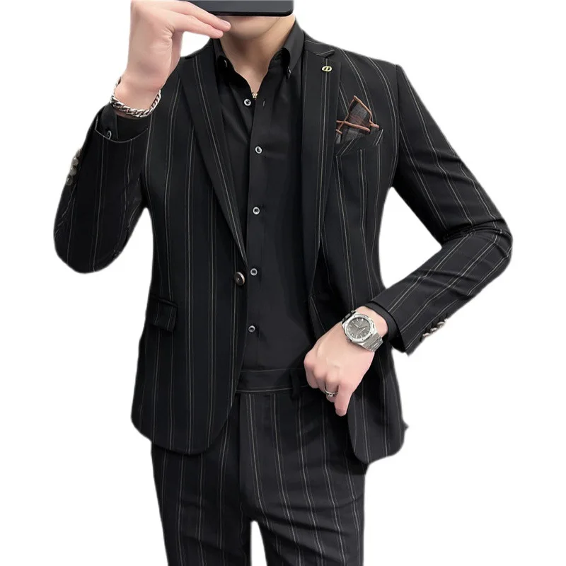 Costume d'Affaires Décontracté Slim Fit, 5 Pièces