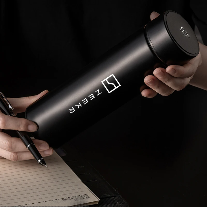 كوب معزول للسيارة 500 مللي كوب ماء ترمس شاي القهوة لـ Zeekr 001 009 7X 007 007GT 001FR Zeekr X Zeekr MIX #4