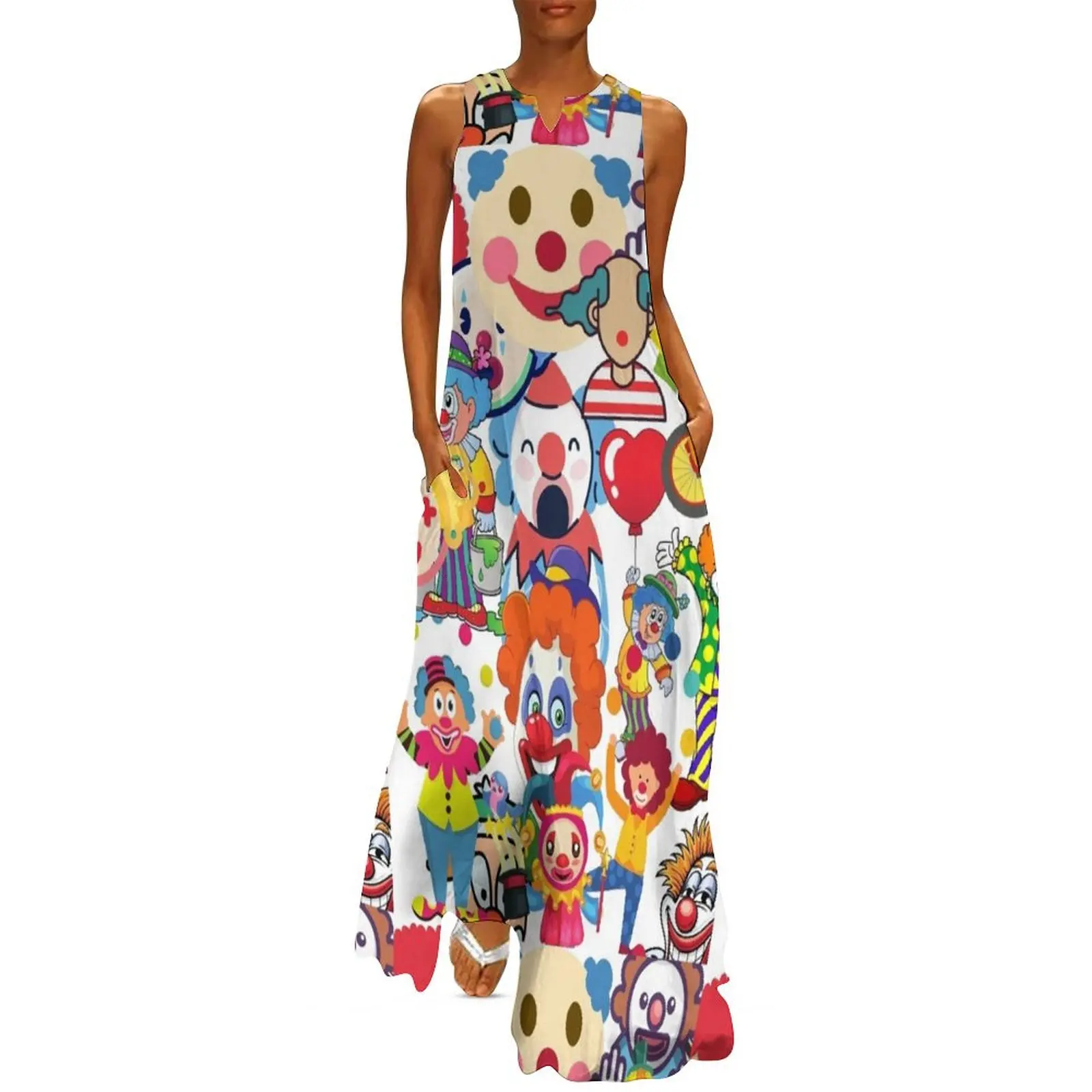 

Clown Collection Long Dress dresses for woman 2025 Women long dress summer dresses Dress women