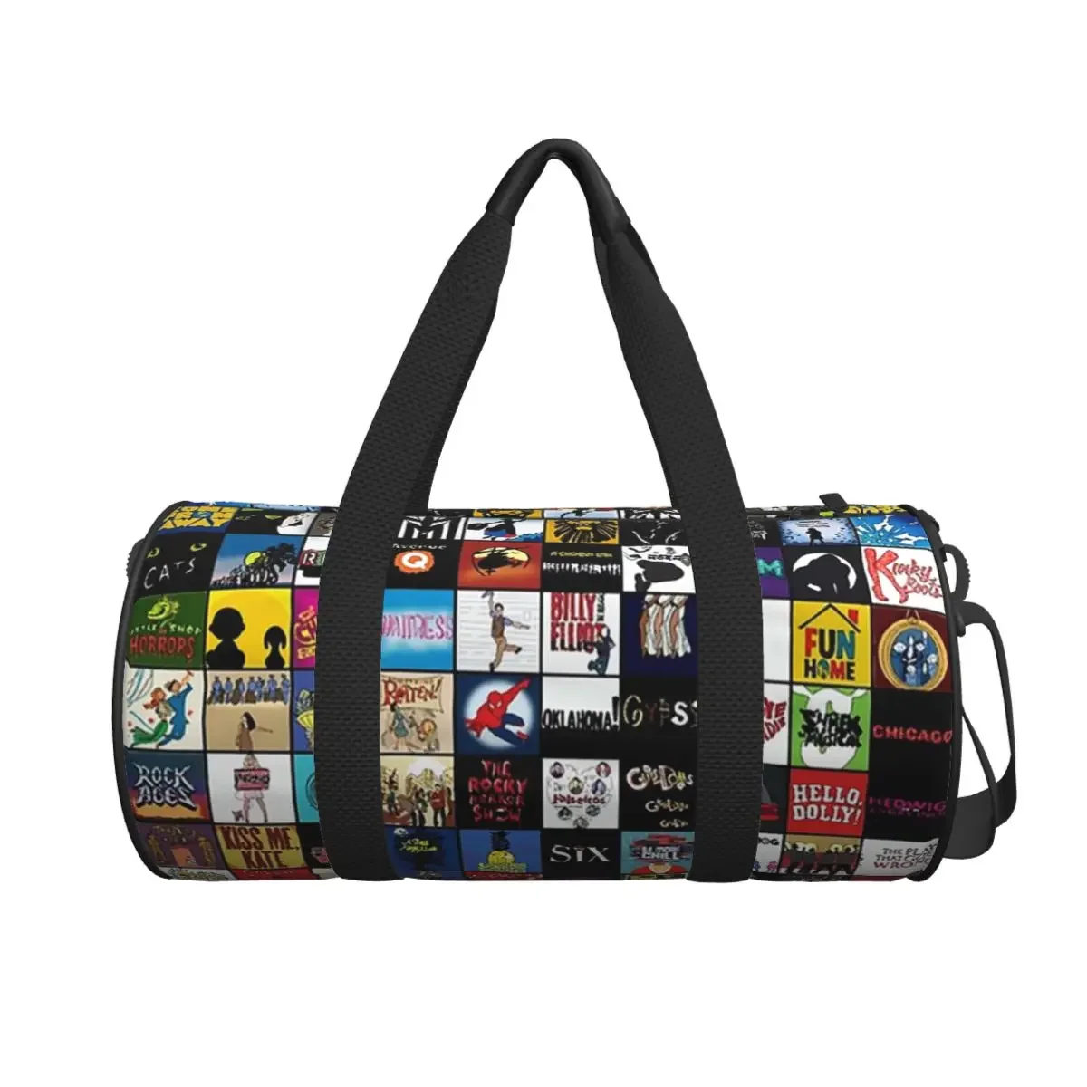 

Логотипы Broadway Musical Theater - нарисованная вручную 1, большая спортивная сумка, водонепроницаемая дорожная сумка, сумки для фитнеса