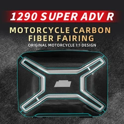 For KTM 1290 Super ADV S Motorcycle Accessories Side Box Carbon Fiber Stickers Kits Bike Decoration And Protection Decals