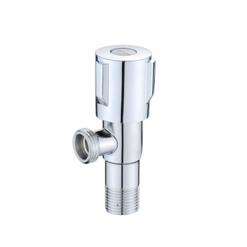 Copper Electroplating Thickened Triangle Valve Vegetable Basin Basin Hot and Cold Water Inlet Valve