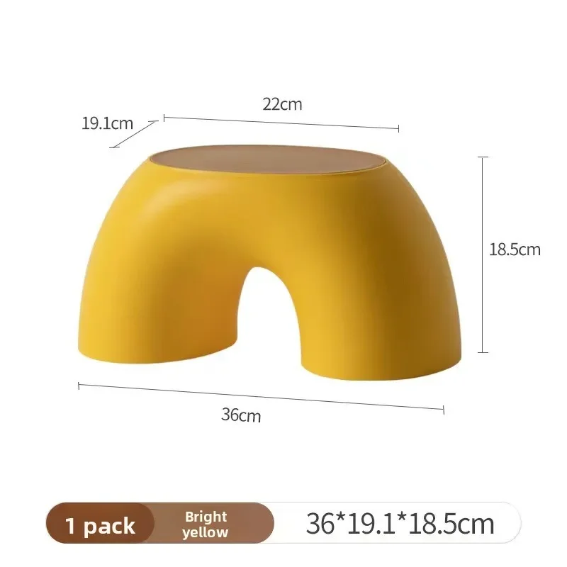 ‌ Sgabello da bagno antiscivolo per bambini con bordi arrotondati Poggiapiedi antiscivolo per bagno Sgabello per WC in plastica resistente Altezza confortevole