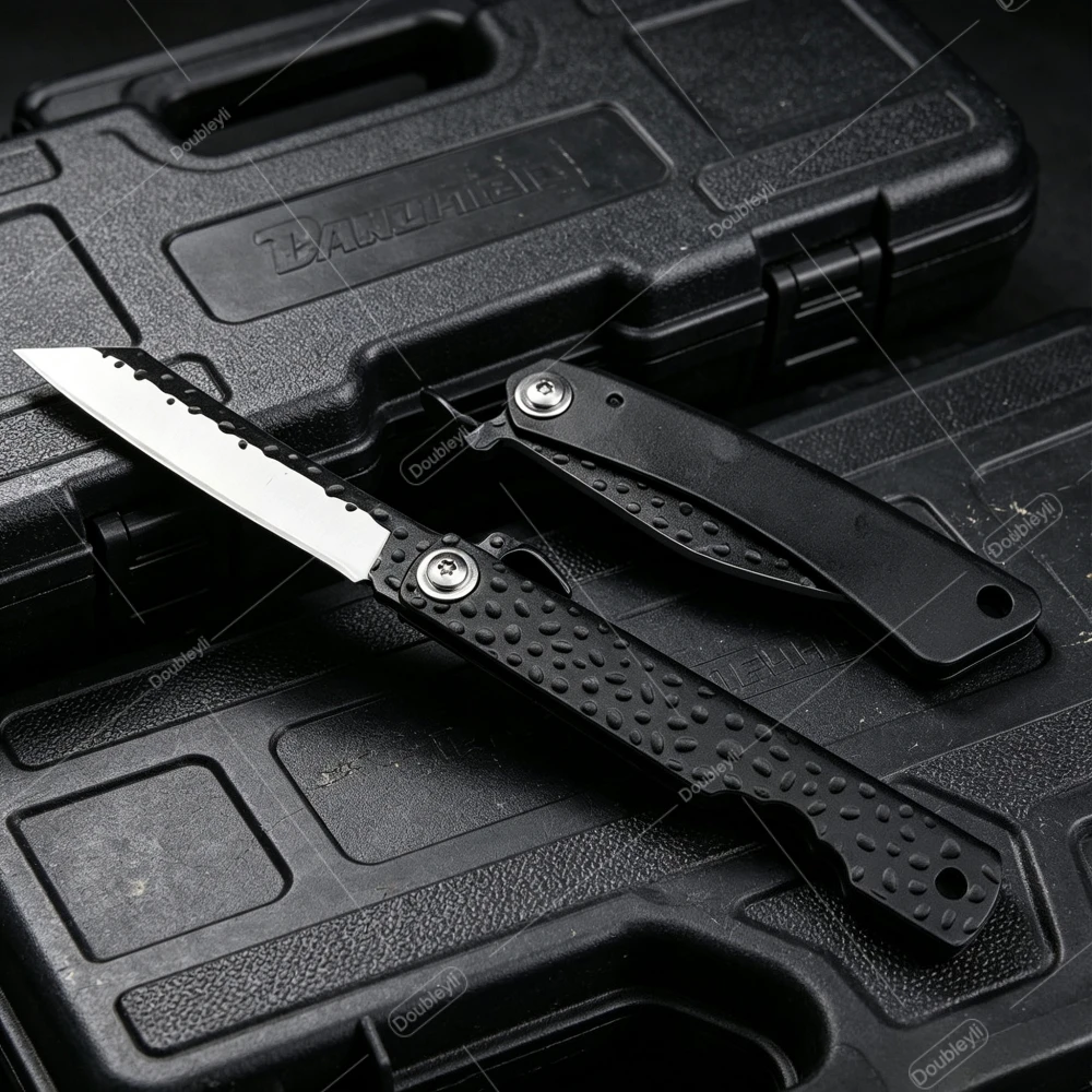 Portable Chef Knife Meat Cutting Knife Slicing Knife Vegetable Cutting Knife Multi-purpose EDC Tools - Higonokami Folding Knife