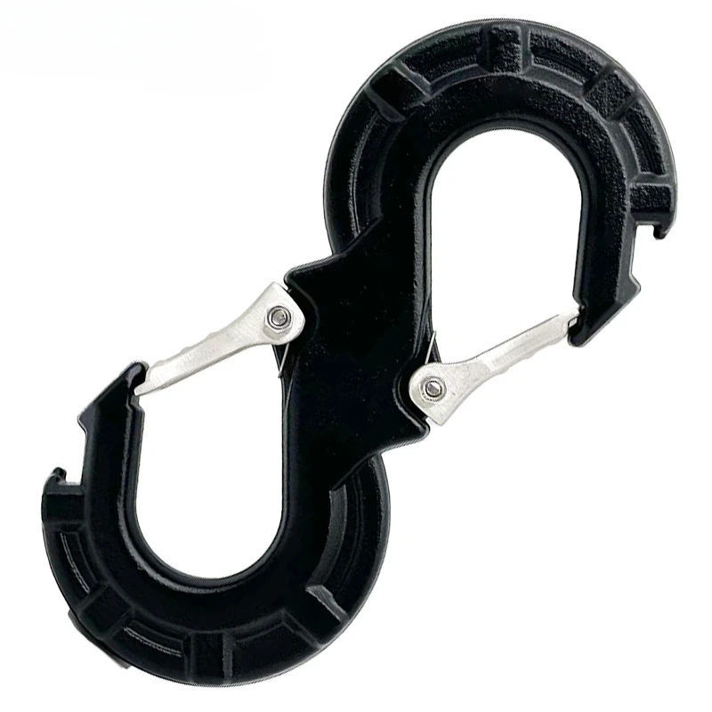 خطاف سحب السيارة التكيفات الصلبة مزورة على شكل حرف S مقطورة هوك سحب على الطرق الوعرة سحب الإنقاذ السريع