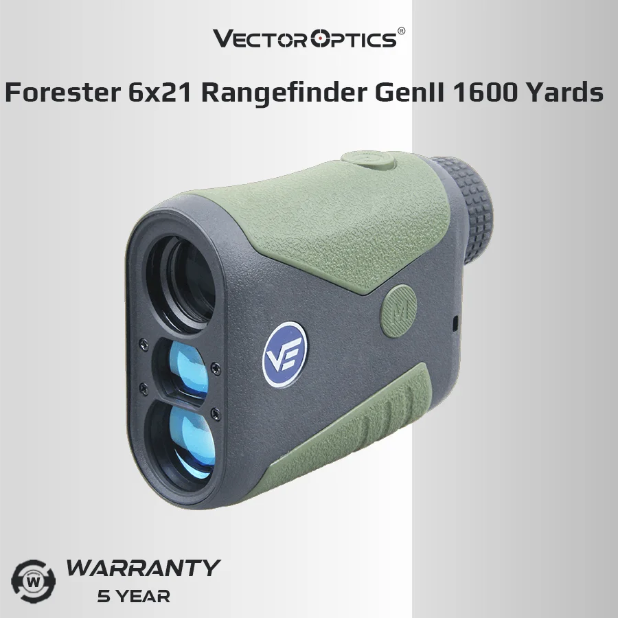 Vector Optics 6X21 Laser Rangefinder 1600 Yards 1500M Genii Golf Hunting Range Finder Angle Scan Oled