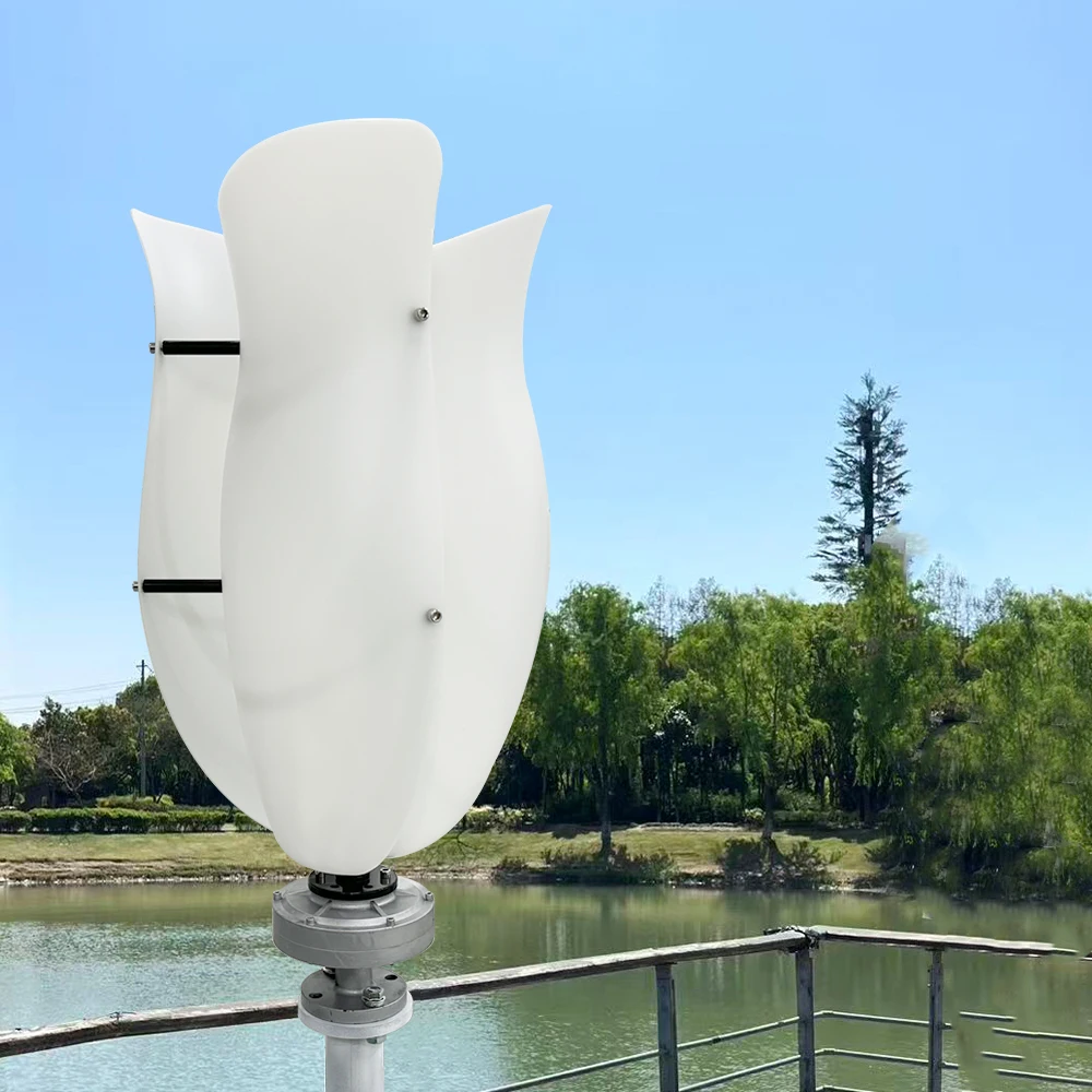 

48V Electricity Generation 10KW 20KW 30KW Vertical Wind Turbine Generator Alternative New Energy with MPPT Controller Inverter