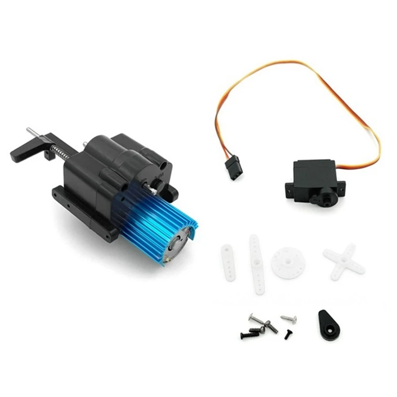 Motor de Velocidades Caixa de Engrenagens para Wpl b1 B14 B16 B24 C14 mn C24 D90 Mn99s rc Carro Atualização Peças Acessórios 370