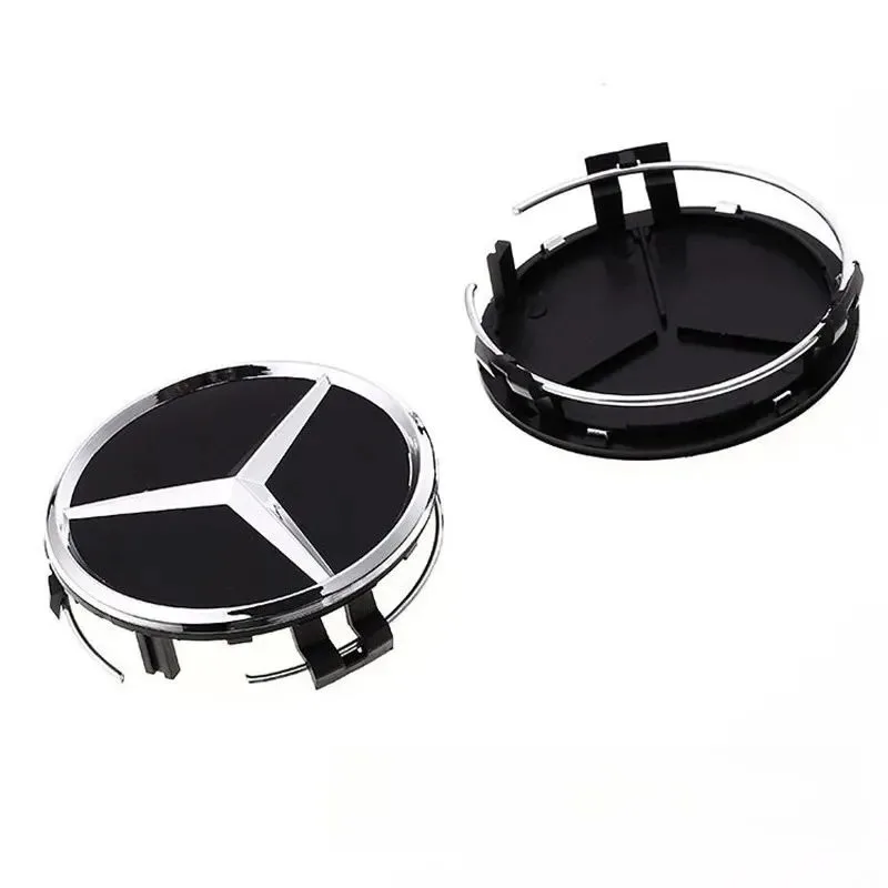 4 stuks 75MM wieldoppen voor Mercedes Benz AMG A B C E M R G S Klasse GLA GL CLA CES CLS SLK GLK CLK W204 W205