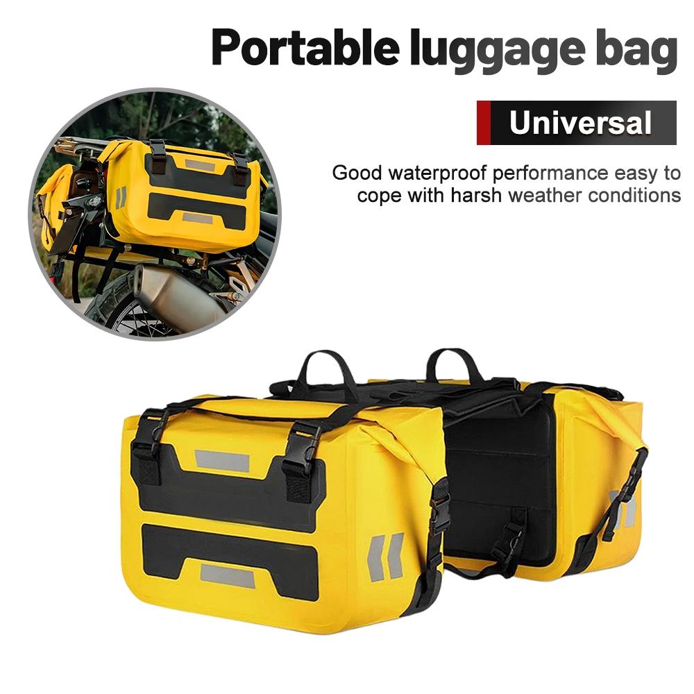 حقيبة دراجة نارية مقاومة للماء - مراجعة Panniers Waterproof Rear وسعره