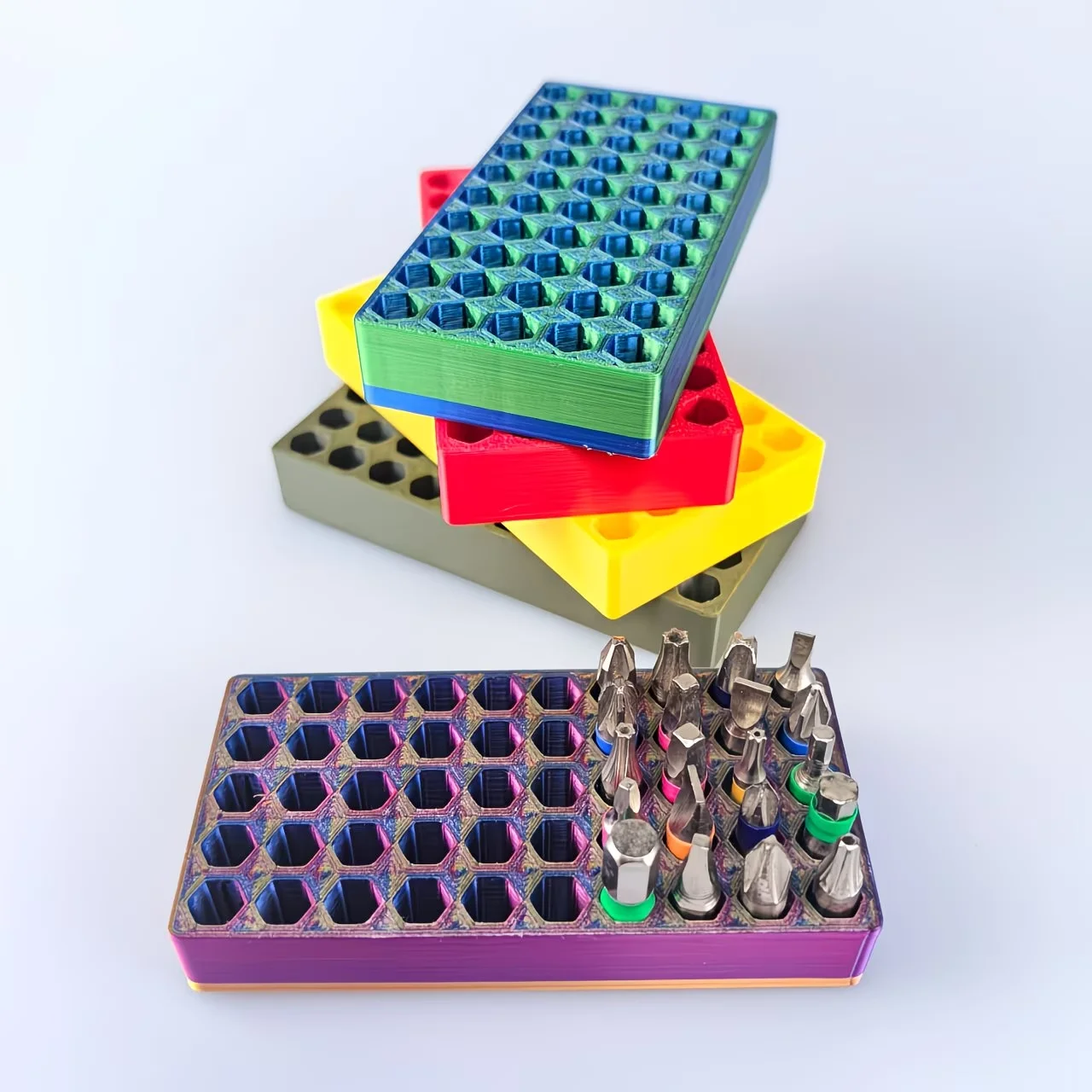 6.35Mm Bit Storage Box The Ultimate Solution for a Clutter-Free Workbench And Screwdriver Accessory Organization