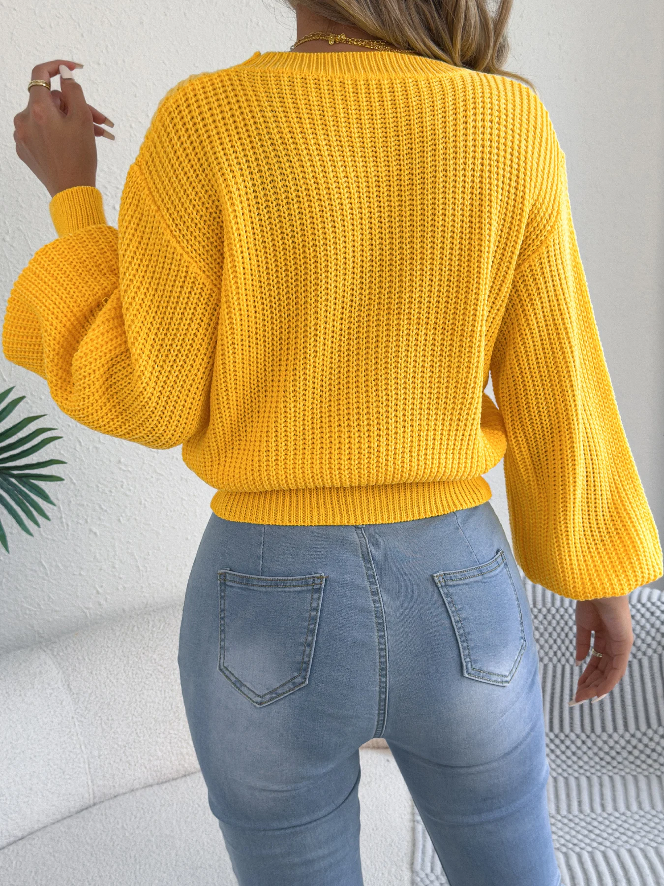 Thumbnail 2 - #30 New Cropped Knit Sweaters Arrivals
