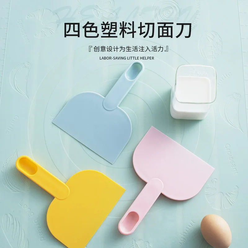 Baking Tools Dough Plastic Cutter Multi-functional Pastry Spoon Kitchen Cream Scraper Scraper Multi-color Optional Easy To Use