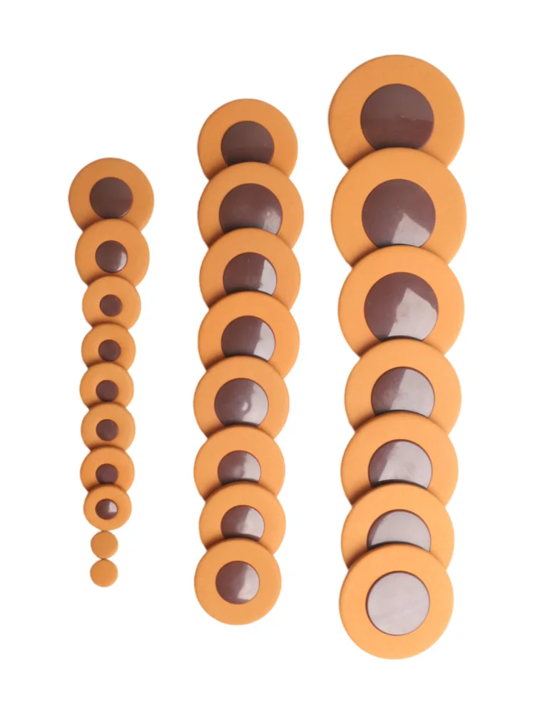 Brown Sax Pads Sax Pads For Saxophone Players Affordable High-quality Material Long Service Life Multiple Sizes