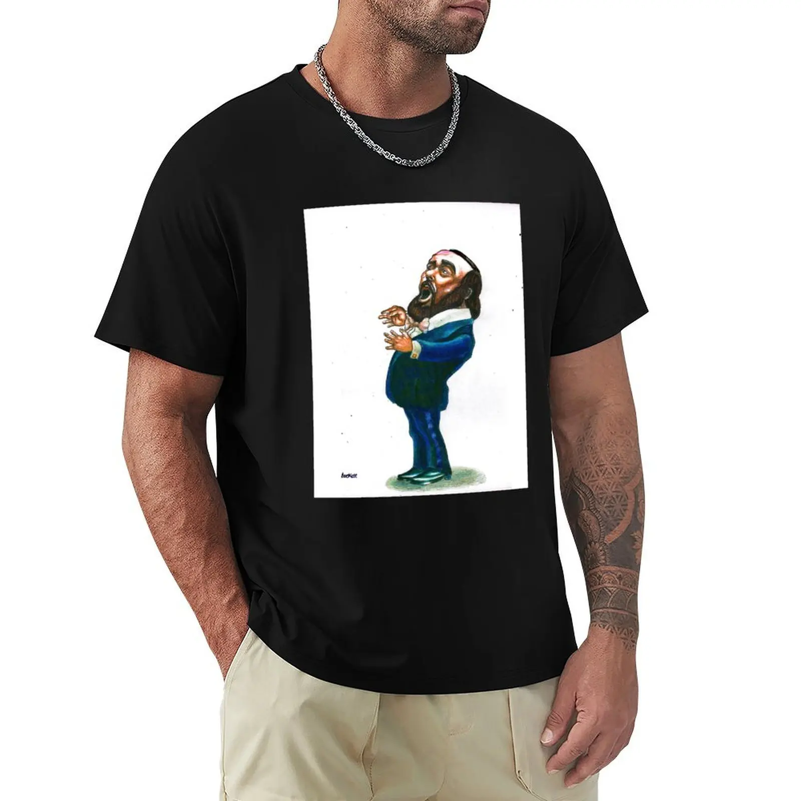 

Pavarotti T-Shirt blue lock Clothing t shirts for men