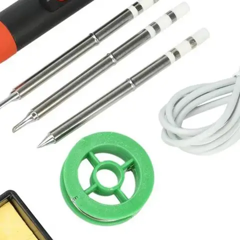 

65W USB Soldering Iron Type-C PD/QC 180-500℃ Adjustable Temperature 8S Fast Heating Portable Replaceable Tip for Circuit Board