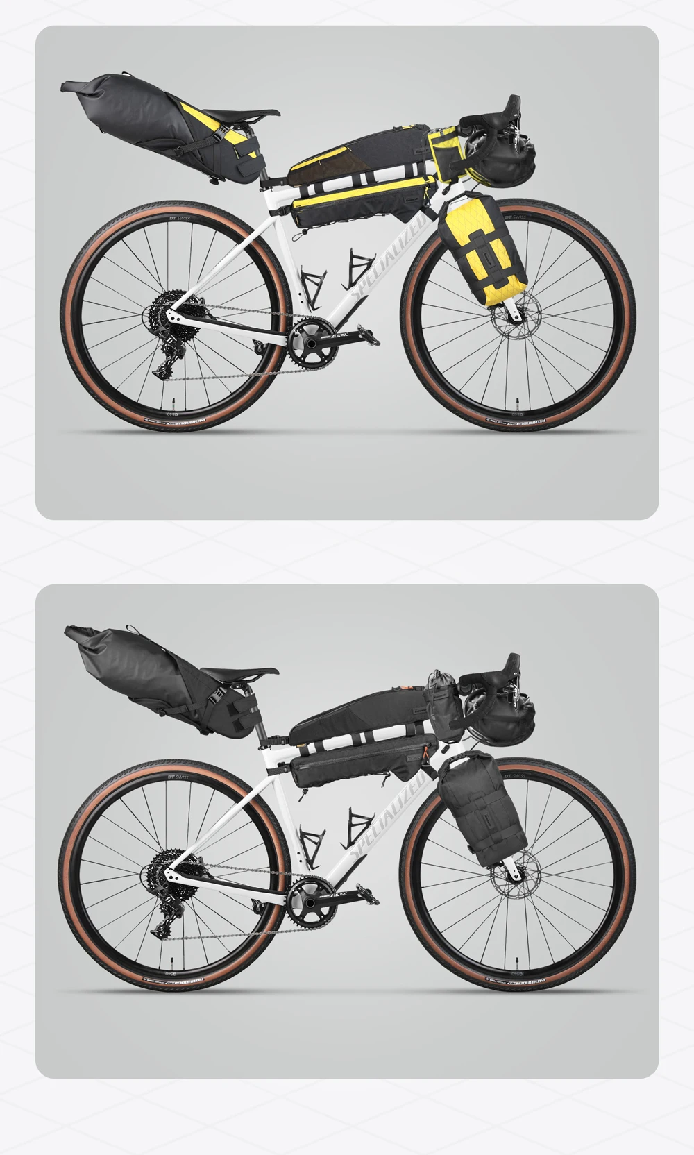 Rhinowalk Fahrradlenkertasche wasserdicht 10l Fahrrad-Reisetasche Trockentasche Bikepacking Fahrradzubehör für MTB – Detail 21