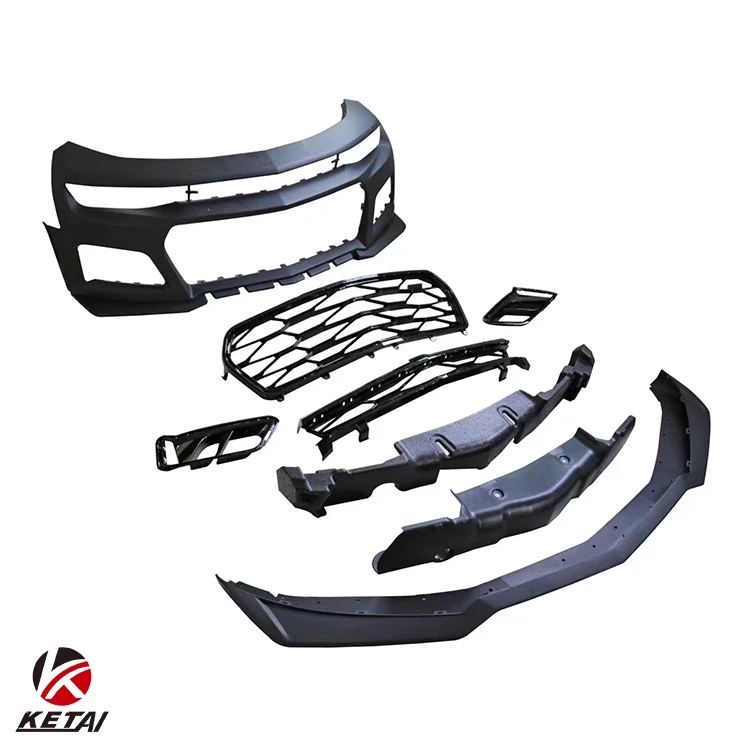 1LE ZL1 Style  Auto Parts Body Kit Front Bumper Lip Car Bumper Body Kit For Chevrolet Camaro 2016-2018 5th