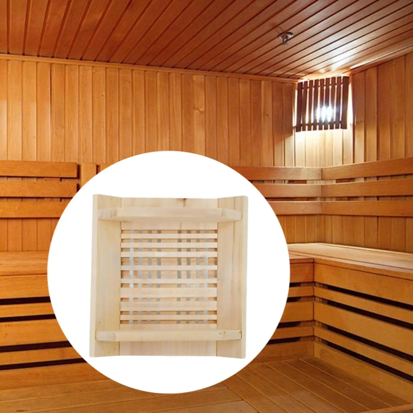 

Sauna Lamp Shade Equipment Decoration Rustic Wooden Versatile Vintage Style Accessories Lampshade Light Shade Protective Cover