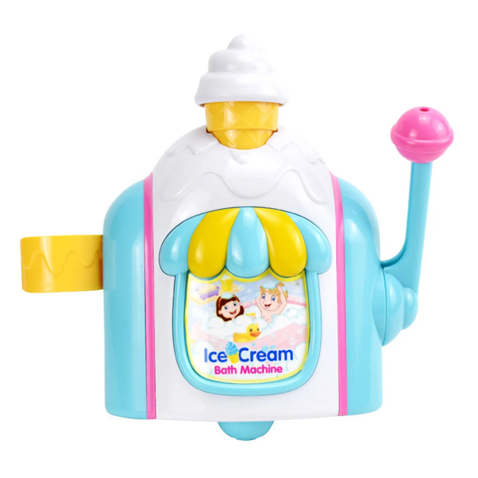 

Ice Cream Bubble Blowing Bath Toy Durable Interactive Bathroom Swimming Pool Water Toy for Baby Bathroom Bath Shower Toy