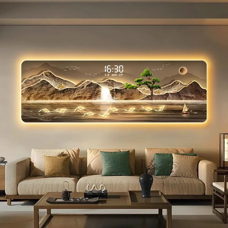 Metall Wand Kunst Wohnzimmer Uhr Wand Ästhetische Led Stille Mode Wand Uhr Xenomorph Kunst Wandbild Reloj Pared Zimmer Dekorationen