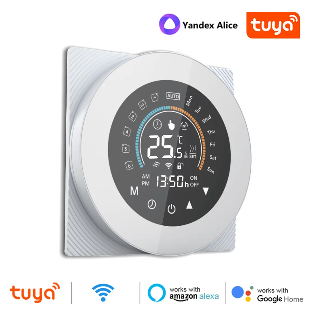 Smart Thermostat Wifi Tuya Controller Electric Floor Heating Temperature/ Water Gas Boiler Smart Life Work With Alexa Alice