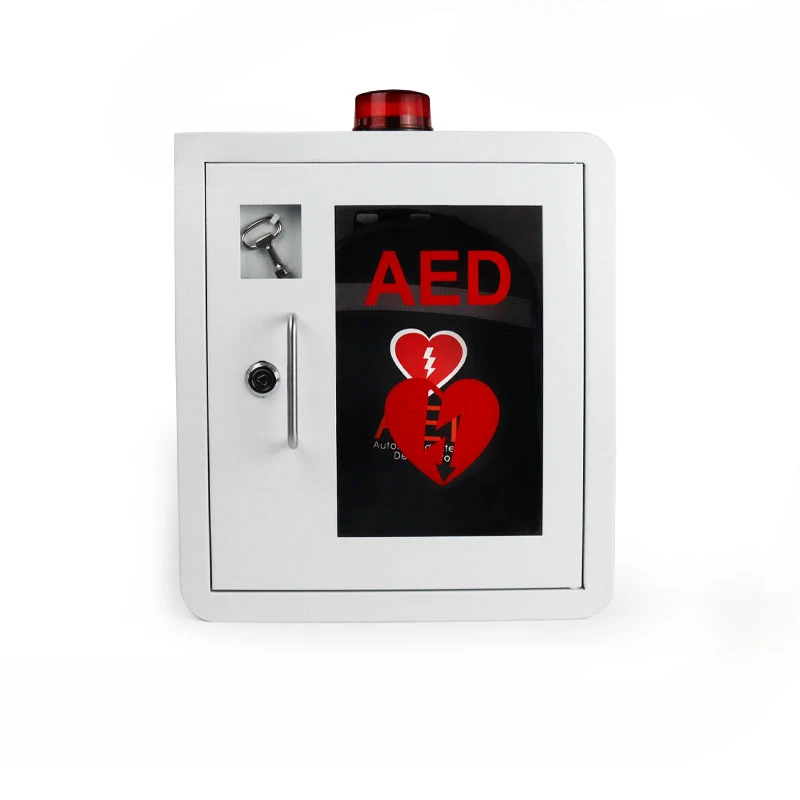 

Supply Meditech wall mounted defibrillator outer box AED storage box placement cabinet