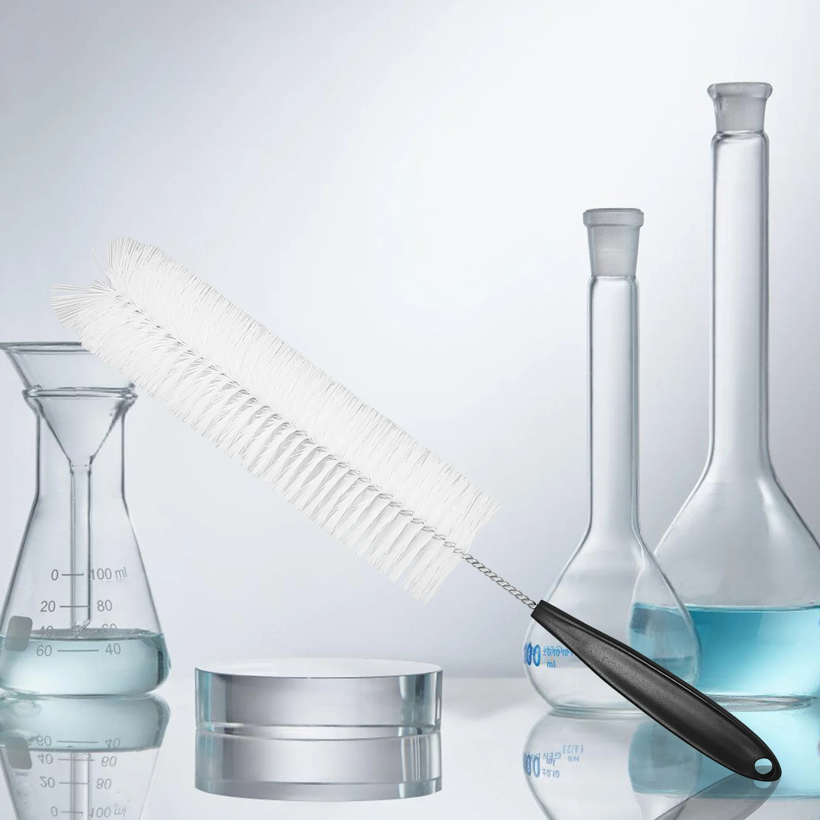 

4Pcs Long Handle Bottle Brush Rustproof Stainless Steel Cup Cleaning Brush Glass Bottle Washer Durable Cleaning Brushes