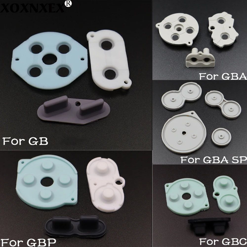 1SET Per Bottoni Conduttivi In Gomma Per Game Boy Classic GB GBA GBC GBP GBA SP Pad In Silicone Tastiera AB D-pad pulsante
