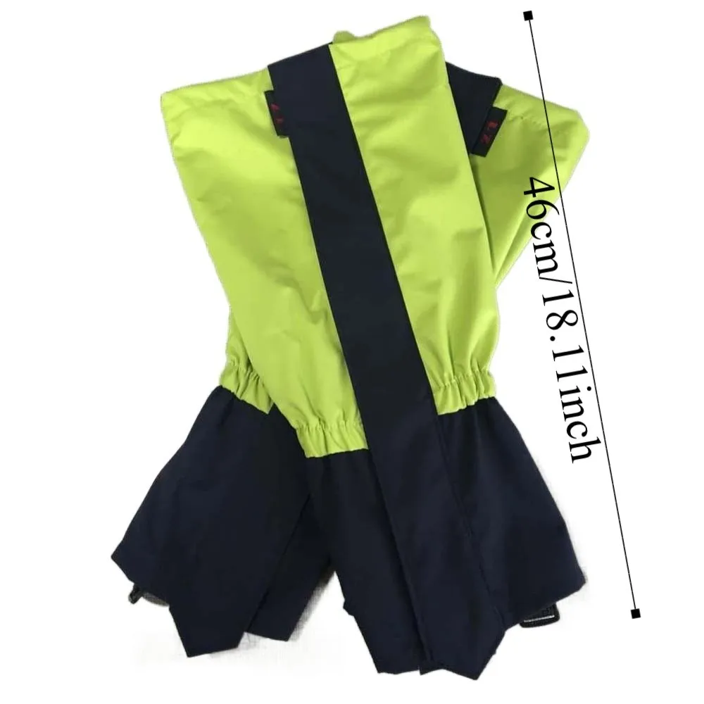 Polainas impermeáveis para caminhadas, leves, mais quentes, proteção para pernas de esqui, nylon, poliéster, montanhismo, capa para panturrilha