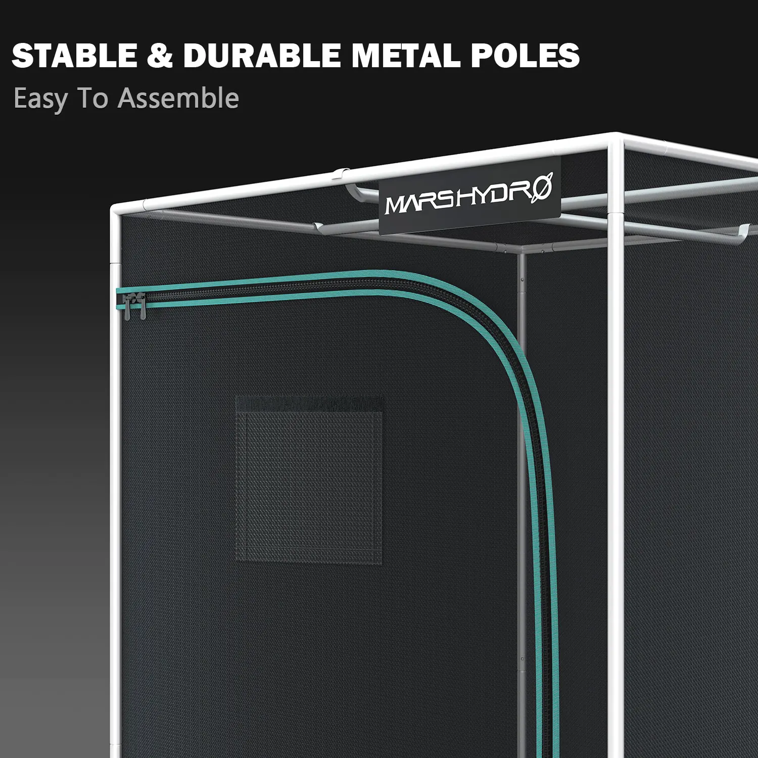 Mars Hydro GROWTNET Optional size Wholesale Price Hydroponic Grow Tent 610D Plant Grow Box Kits 150x150x200