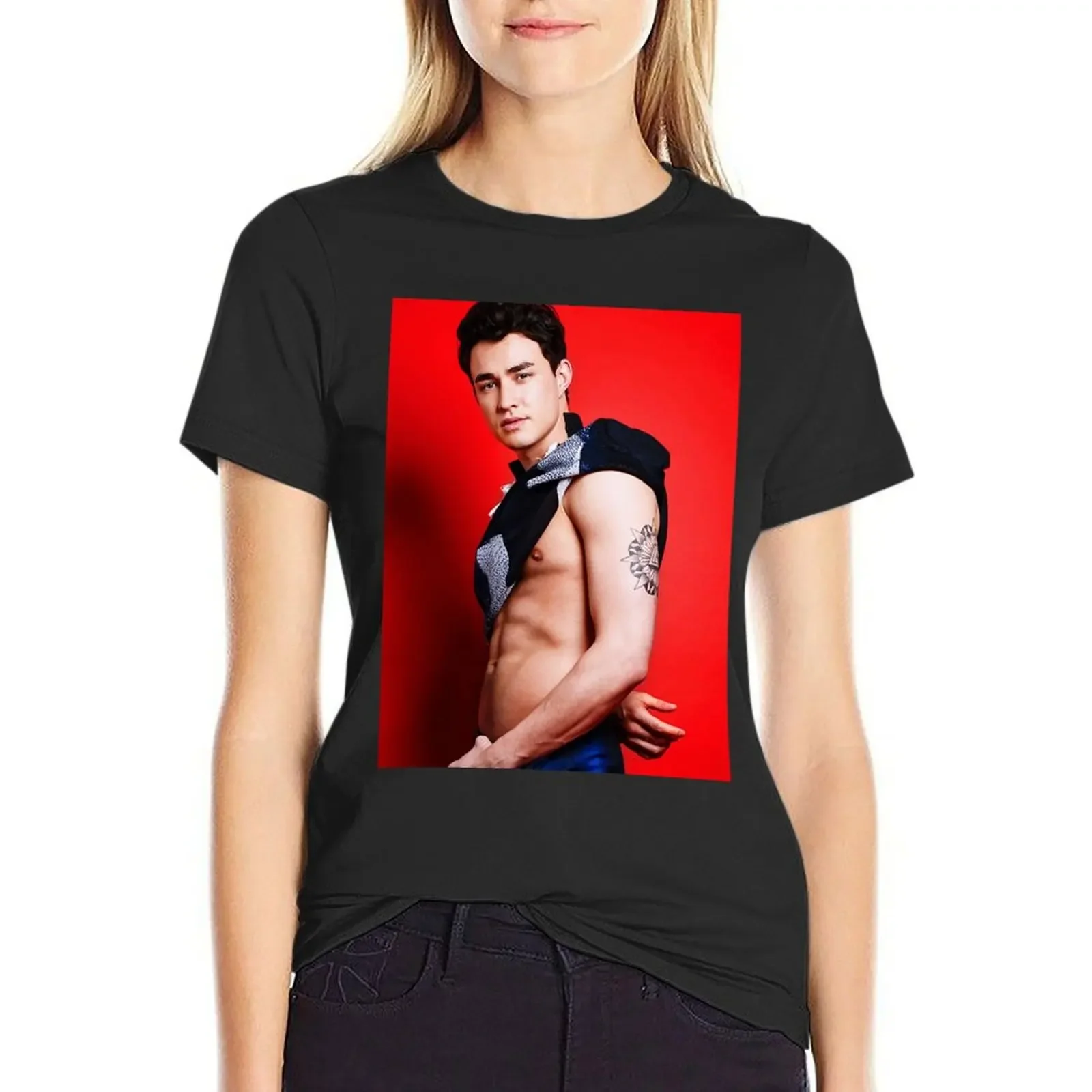 Gavin Leatherwood 8 T-shirt cute tops graphics western t-shirt dress for Women