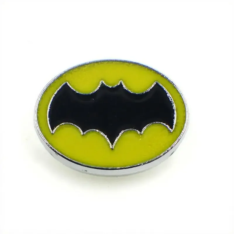 8mm Enamel Spiderman Superman Charms Accessories Suitable for Wrist Bracelets DIY Disney Bead for Jewelry Making Kids Gifts