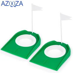 1Pcs Golf Putting Cup with Flag Plastic Golf Hole Training Aids for Kids Men Women Indoor Outdoor Home Office Garage Yard