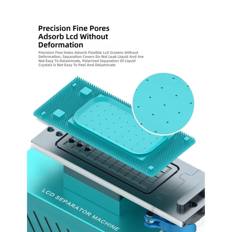 A52T Universal Screen Separator Heating Mat Pro For 12-17 Series-Fast Suction& Reverse Disassembly Repair Tool