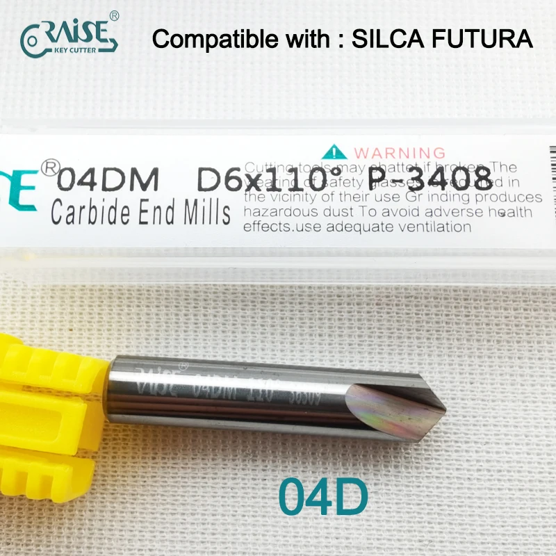 

Резак RAISE, совместимый с SILCA 04D 04DW SILCA FUTURA, слесарные инструменты для ключей