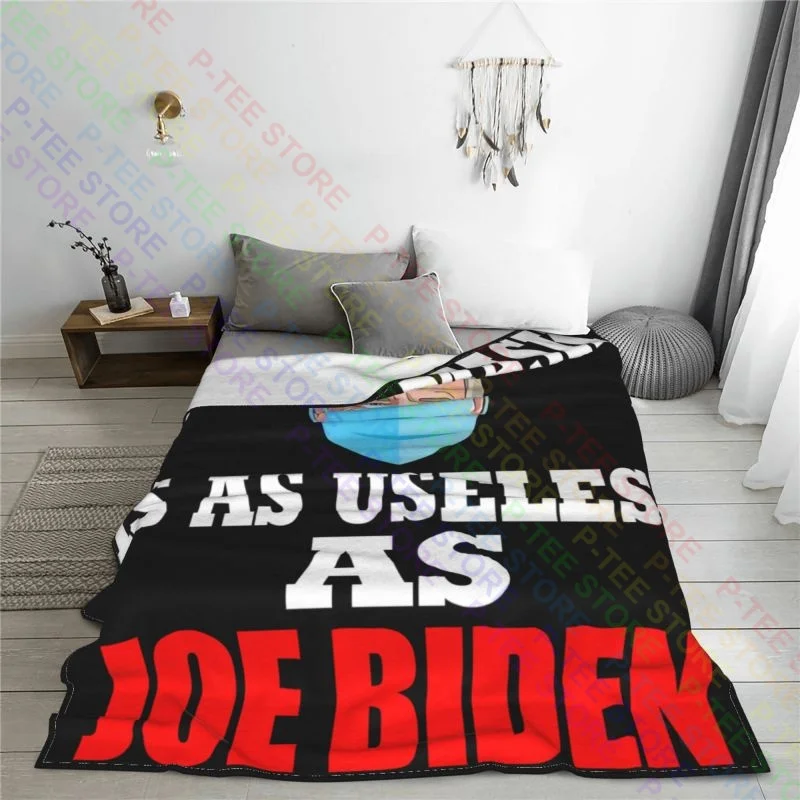 Anti Biden 2021 That Mask Is As Useless As Joe Biden Blanket Thicken All Season Camping Blanket