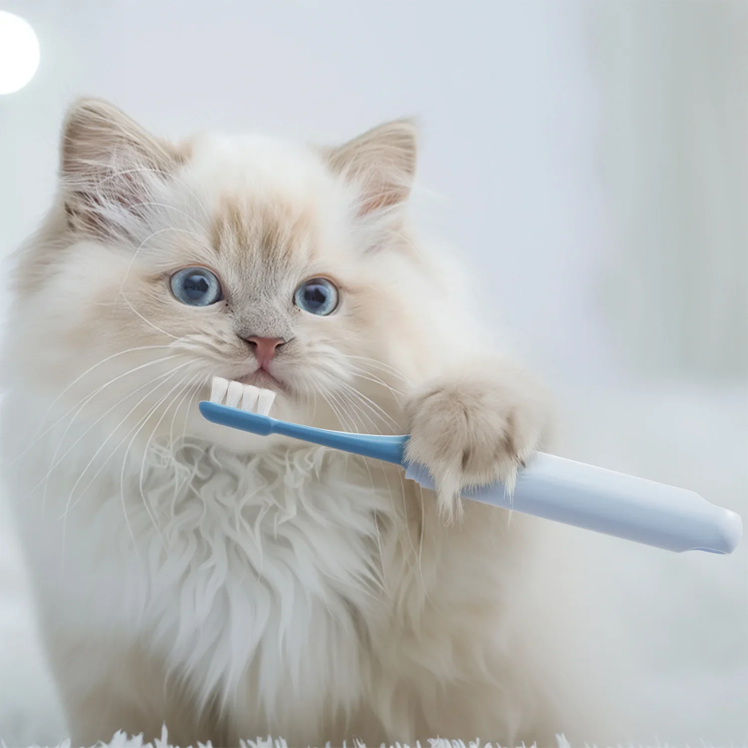 2in1 Cleaning Dog toothbrush Soft Hair Pet Toothbrush Double Sided Tooth Brush for Dog Cat Small pet Teeth Cleaning Oral Care