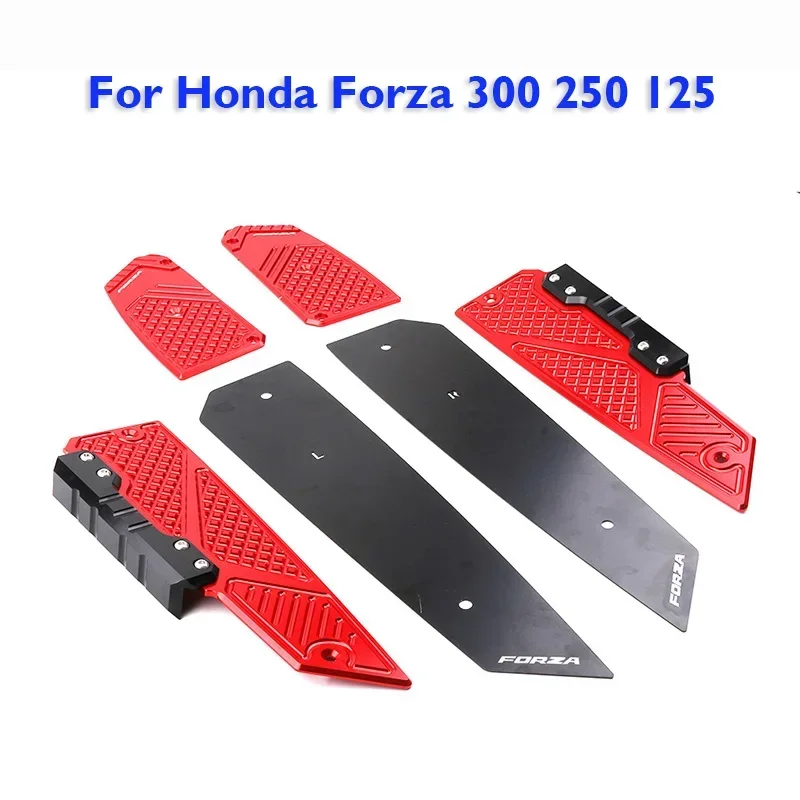 Motorcycle CNC Front Rear Footboard Steps Footrest Foot Plate for Honda FORZA300 FORZA250 FORZA125 2017 2018 2019