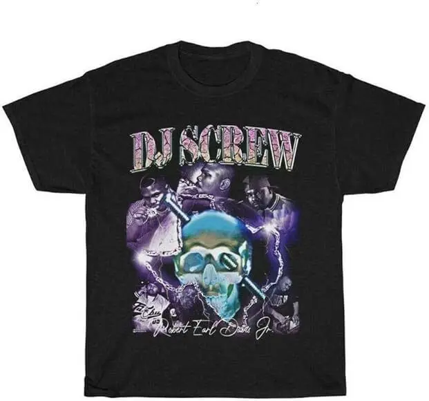 The Legend DJ SCREW Screwed Up Click TShirt Classic Black Unisex S-5XL NE2318