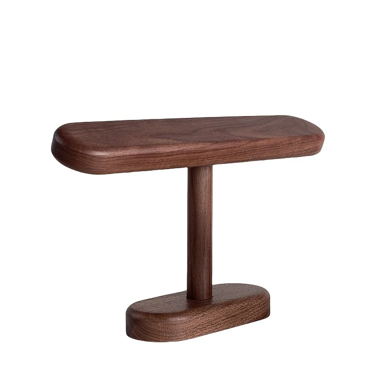 حامل ساعة من الخشب الصلب، رف تخزين زخرفة إبداعية راقية، رف عرض قلادة سوار الساعة