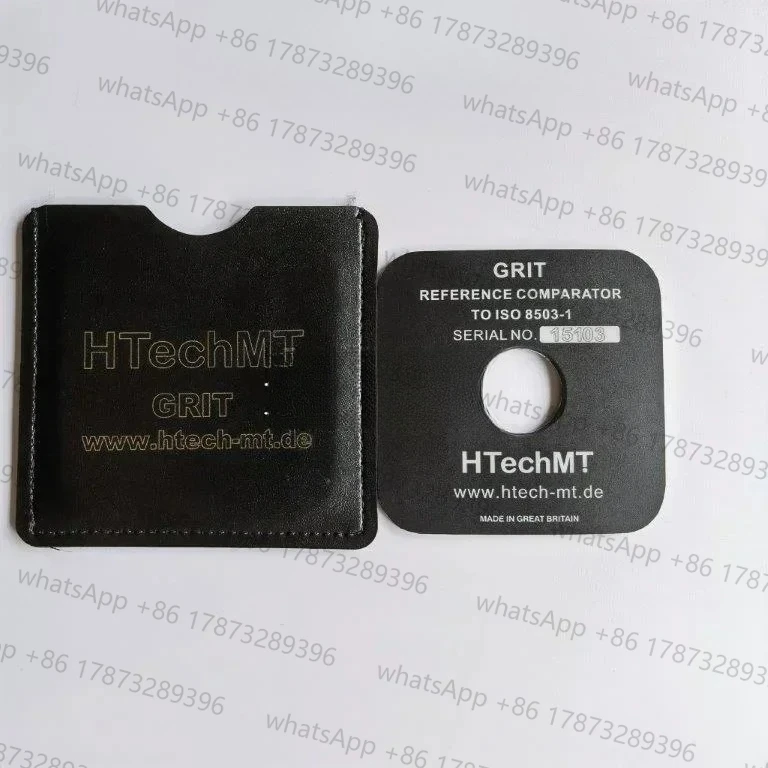 Gaoke SP125-G Rauheitsvergleichsplatte GRIT Sandstrahlvergleich Probe Elcometer E125-1