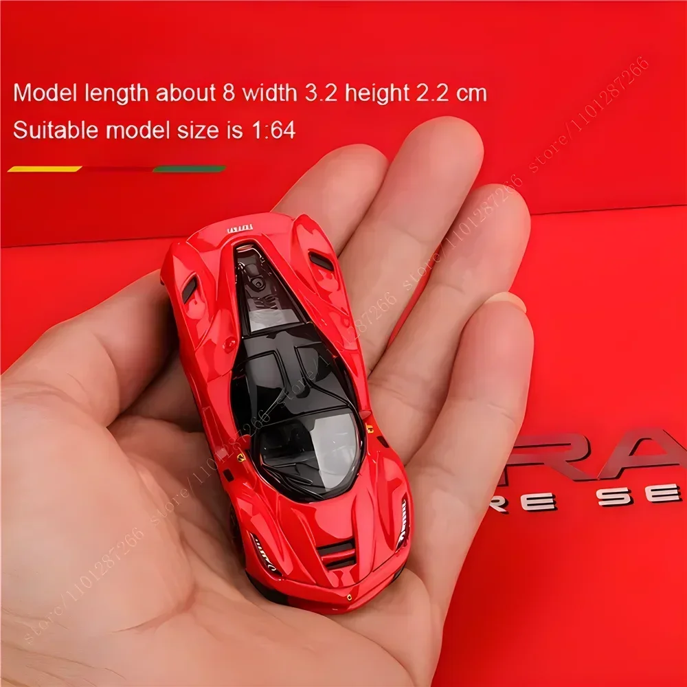 Bburago 1:64 Ferrari F40 Competizione Car Model Diecast Scale Replica F12tdf 296 Roma Miniature Art Traffic Figure Kid Boy Toy