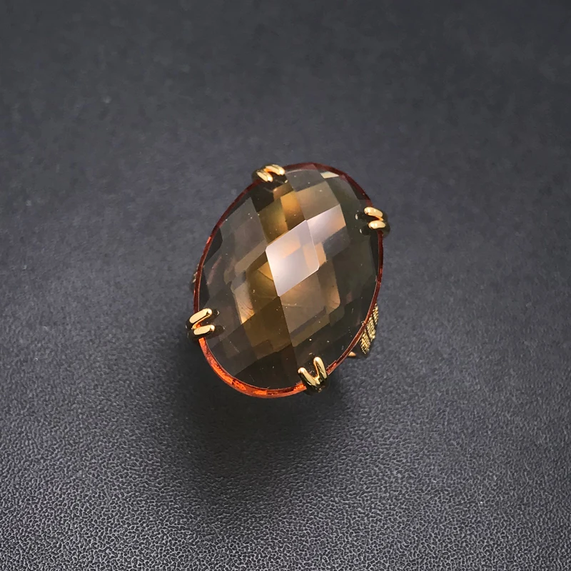 Big Stone 18*25mm Created Zultanite Ring Handmade Jewelry Sudan Stone Color Change for Women Engagement Party Birthday Gift