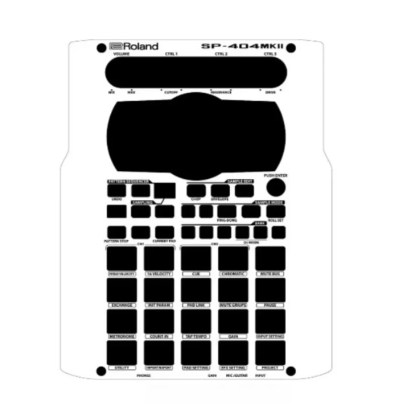 roland-sp-404-mk2-sampler-panel-film-colorful-stickers-decal-skin