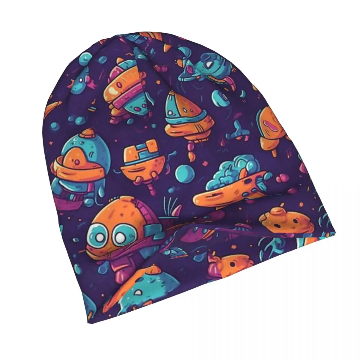 Bonnet Hats Wonderful Universe Men Women's Thin Hat Silly Space AstroGoop Autumn Spring Warm Cap Hip Hop Skullies Beanies Caps