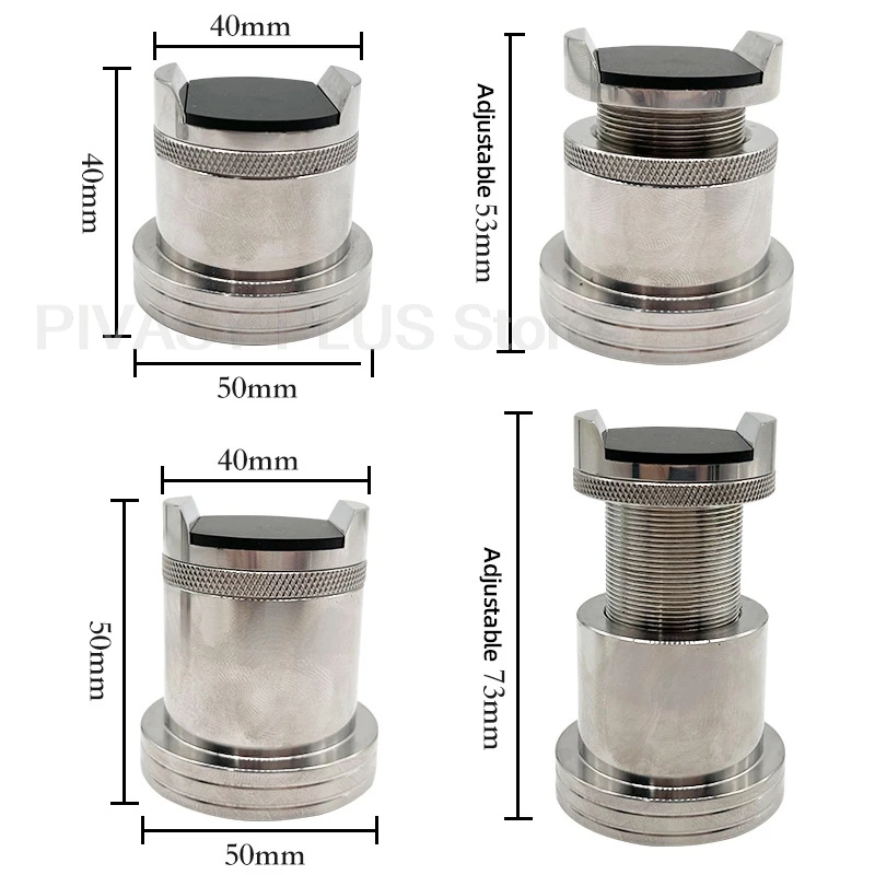 Регулируемая по высоте подставка для кабеля 30-113 мм, 304 SUS, стойка для аудио проводов с антивибрационным силиконовым держателем динамика для домашнего кинотеатра