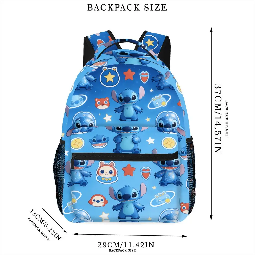 قطعة واحدة من حقيبة ظهر ديزني ستيتش، حقيبة كاجوال، سعة كبيرة، هدية عالية الجودة، للاستخدام اليومي الشخصي #4