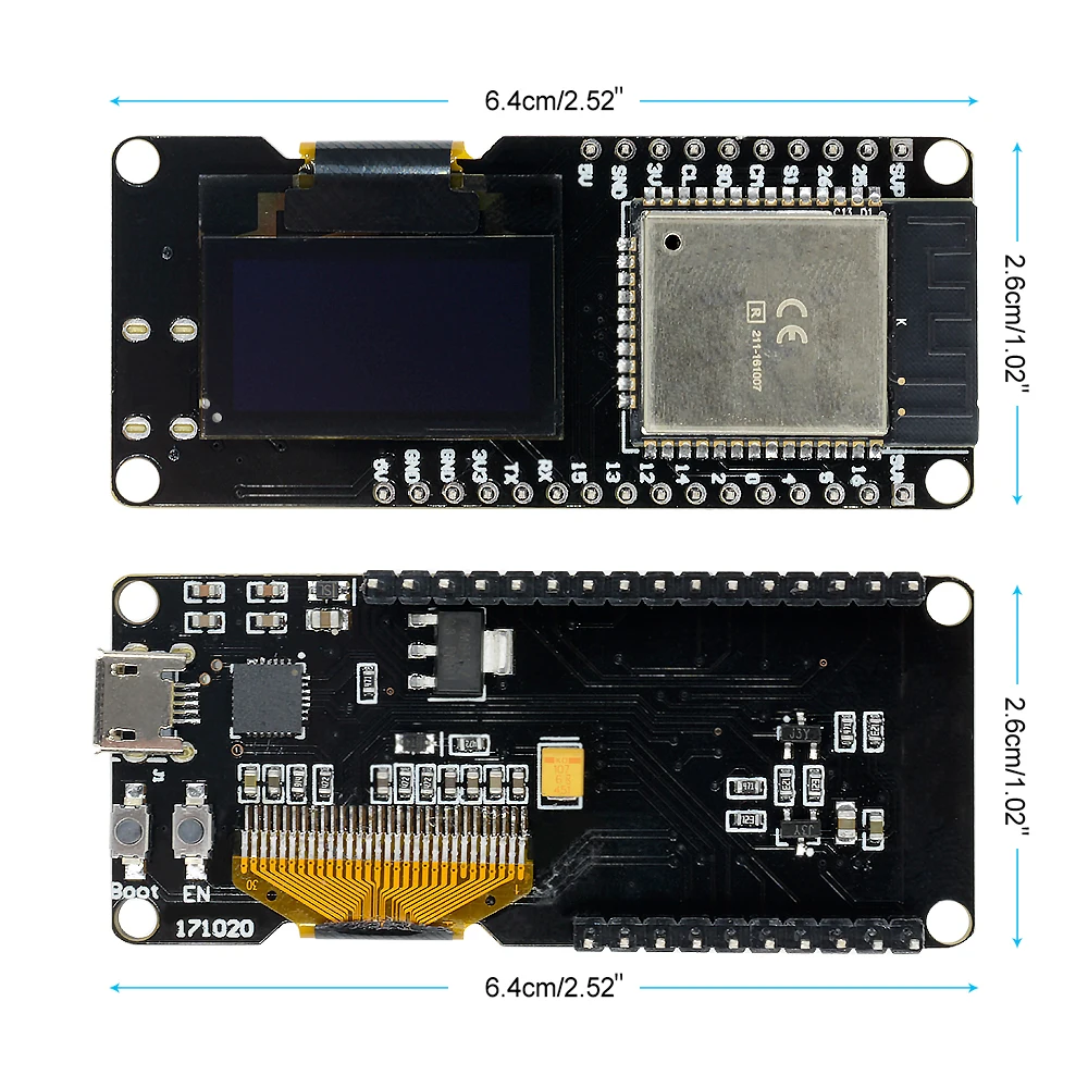 ESP32 مجلس التنمية لوحة القطع GPIO 1 إلى 2 ل 38 دبوس متوافق مع NodeMCU-32S لوا لوح تمديد ESP-32S CP2102